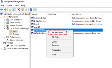 Change Password